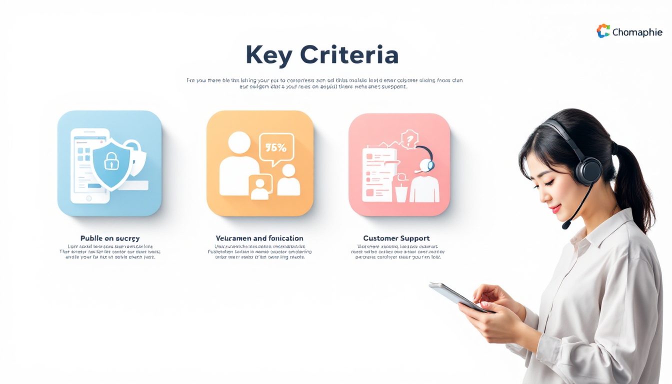 거래소 선택 기준 4가지를 보여주는 체크리스트