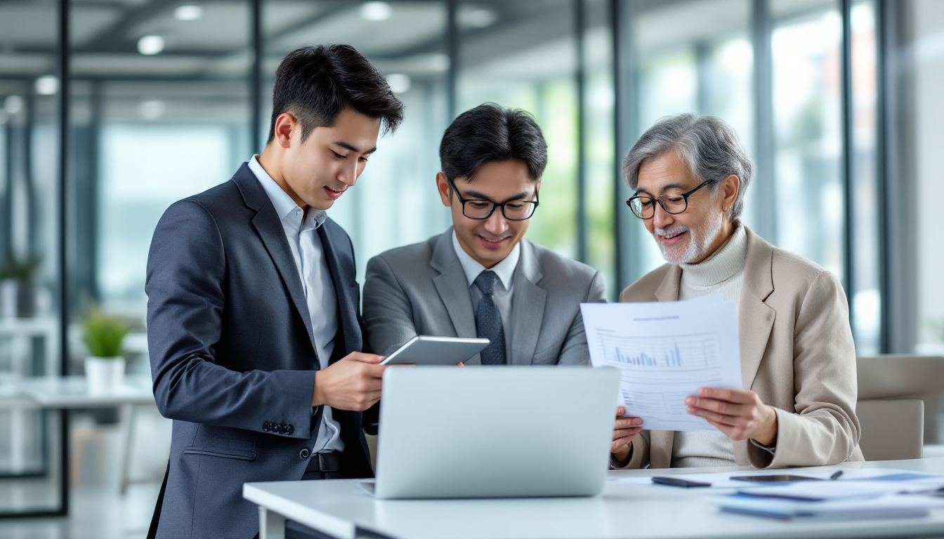 연령대별 투자 전략을 보여주는 다양한 세대의 한국인들
