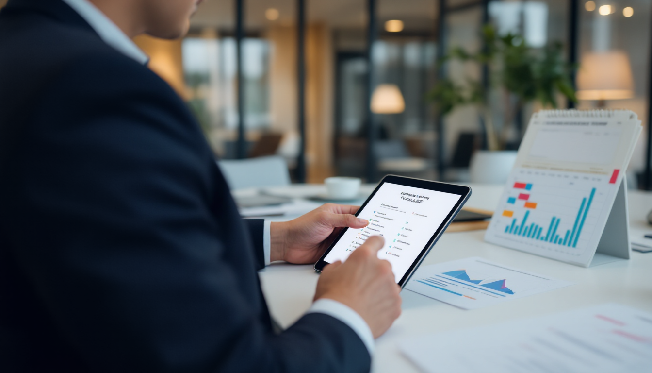 체계적인 투자 체크리스트를 확인하는 한국인 투자자