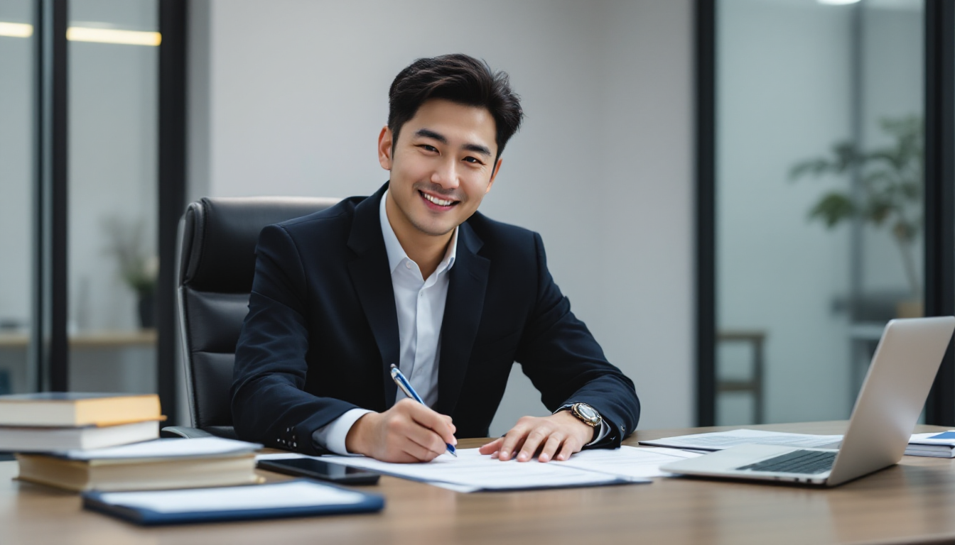 체계적인 투자 원칙을 수립하는 투자자의 모습