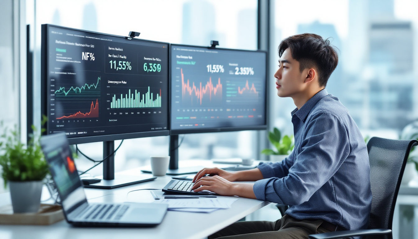 고용 지표와 실업률 데이터를 분석하는 전문가