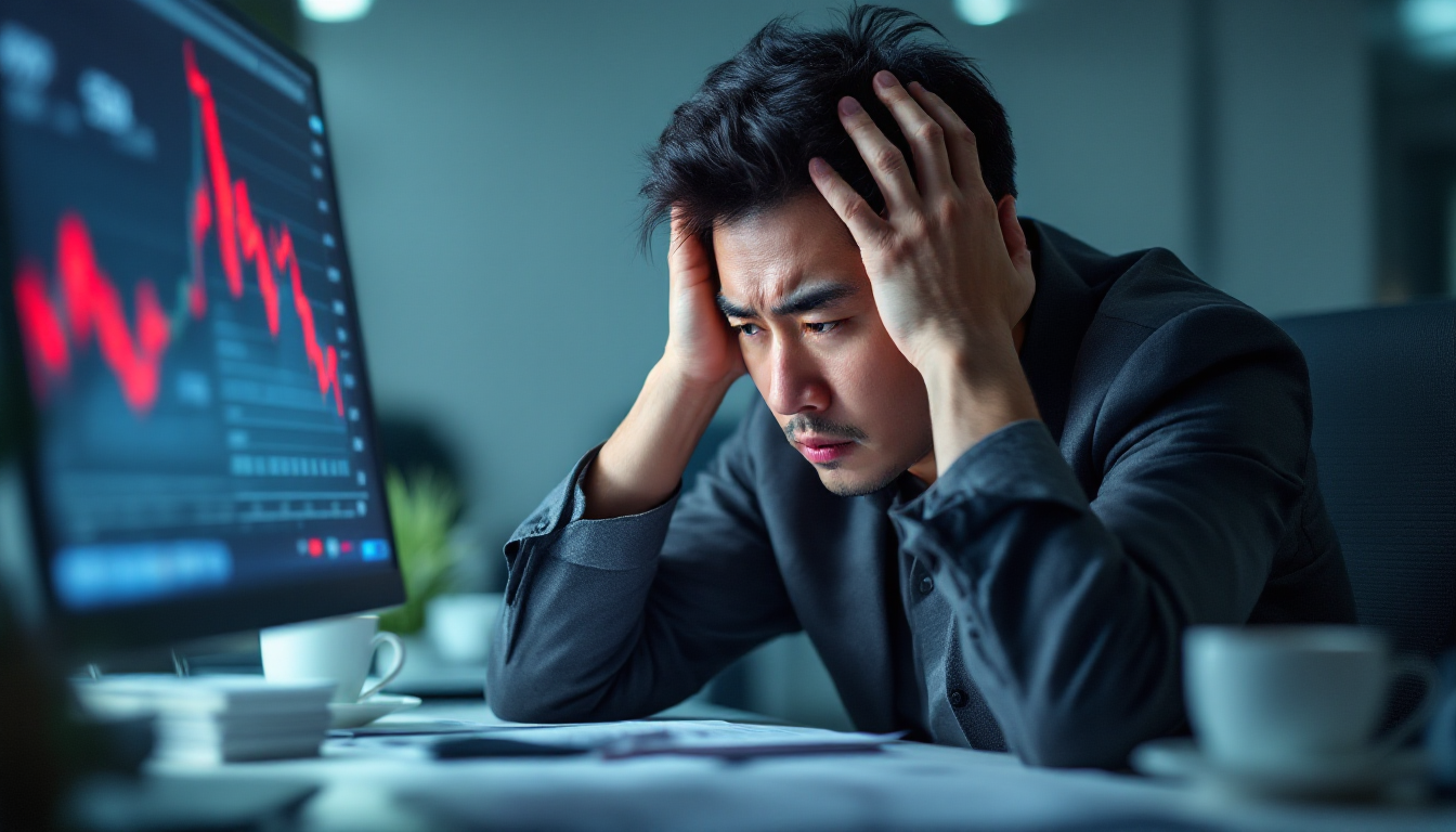 심리적 편향으로 인해 스트레스를 받고 있는 한국인 투자자