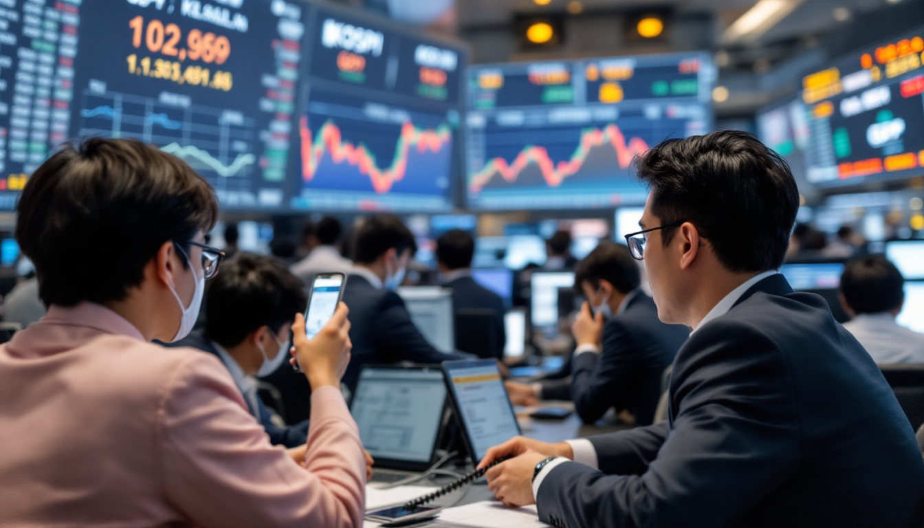 GDP와 주가 상관관계를 보여주는 주식 거래소