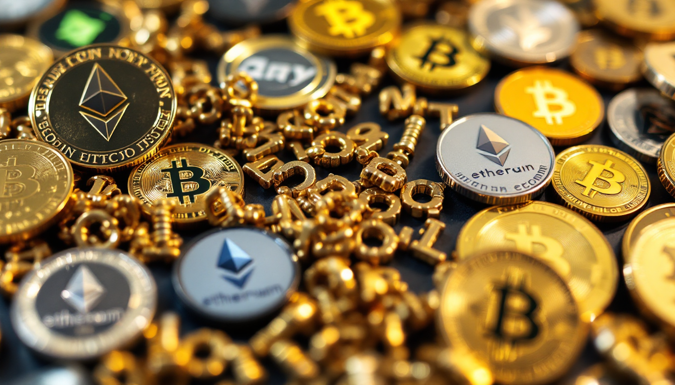 다양한 섹터별 암호화폐 분산투자 개념