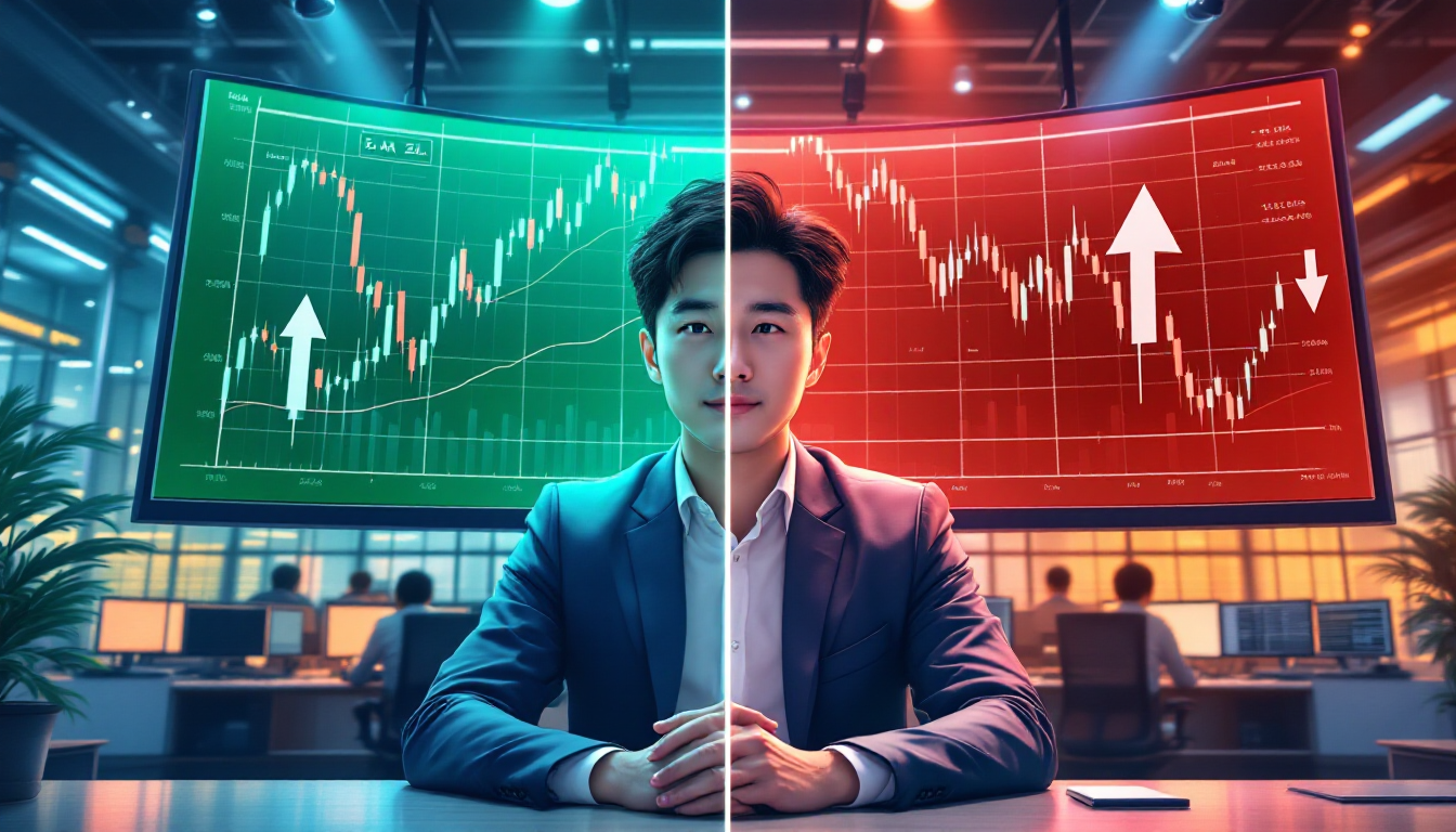 시장 상황별 매도 전략을 적용하는 모습