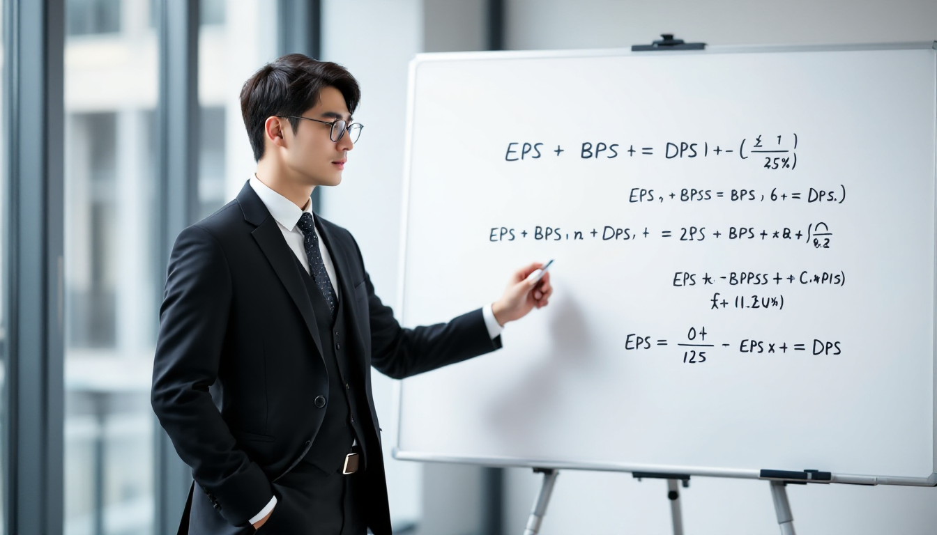 EPS, BPS, DPS 개념을 설명하는 한국인 투자 전문가