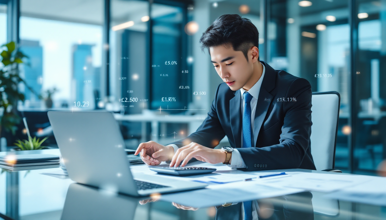 시가총액을 계산하는 한국인 금융 분석가