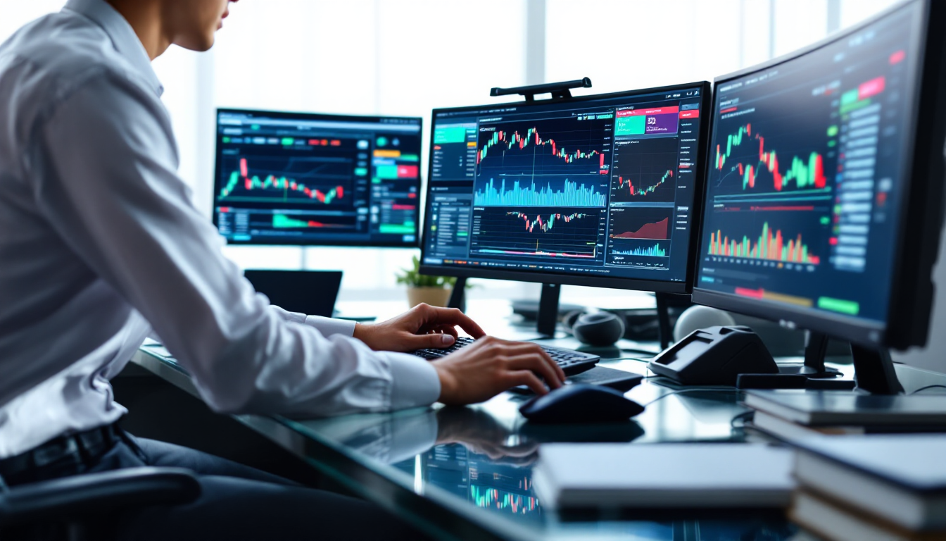 손절과 익절 전략을 설명하며 트레이딩 플랫폼을 조작하는 한국인 트레이더