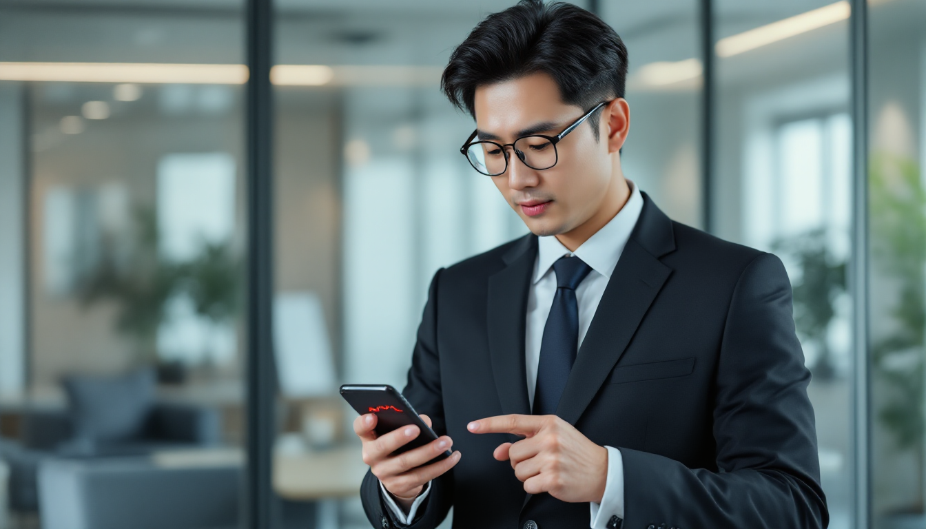 손절매와 익절매 결정을 내리는 투자자의 모습