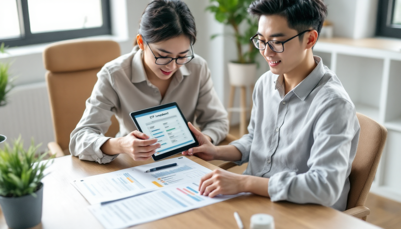 ETF 투자 전 체크리스트를 점검하는 한국인 투자자