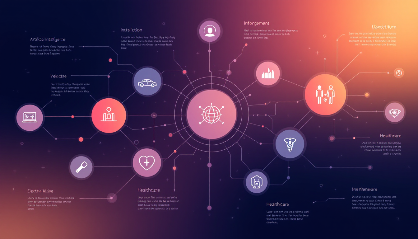 테마주와 섹터의 개념을 보여주는 시각적 다이어그램