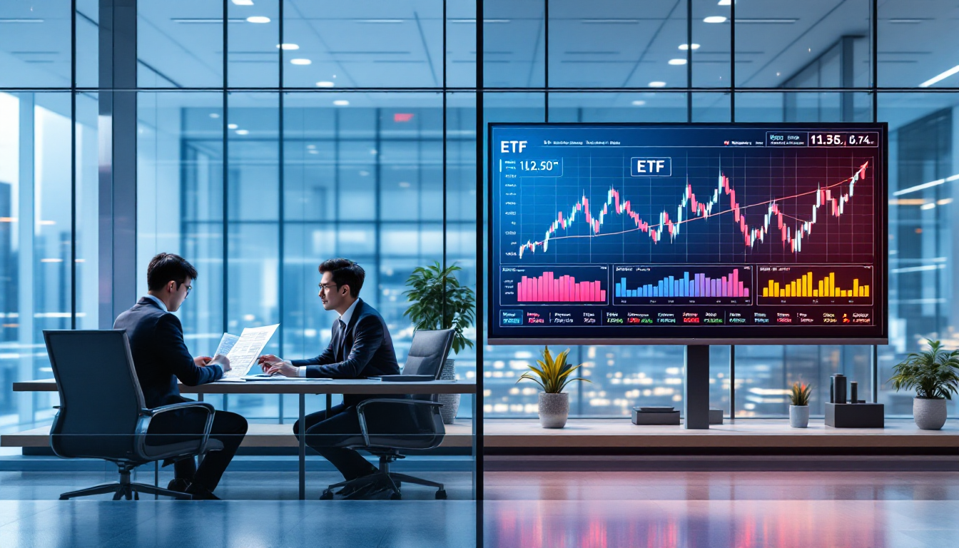 펀드와 ETF의 차이점을 보여주는 비교 이미지