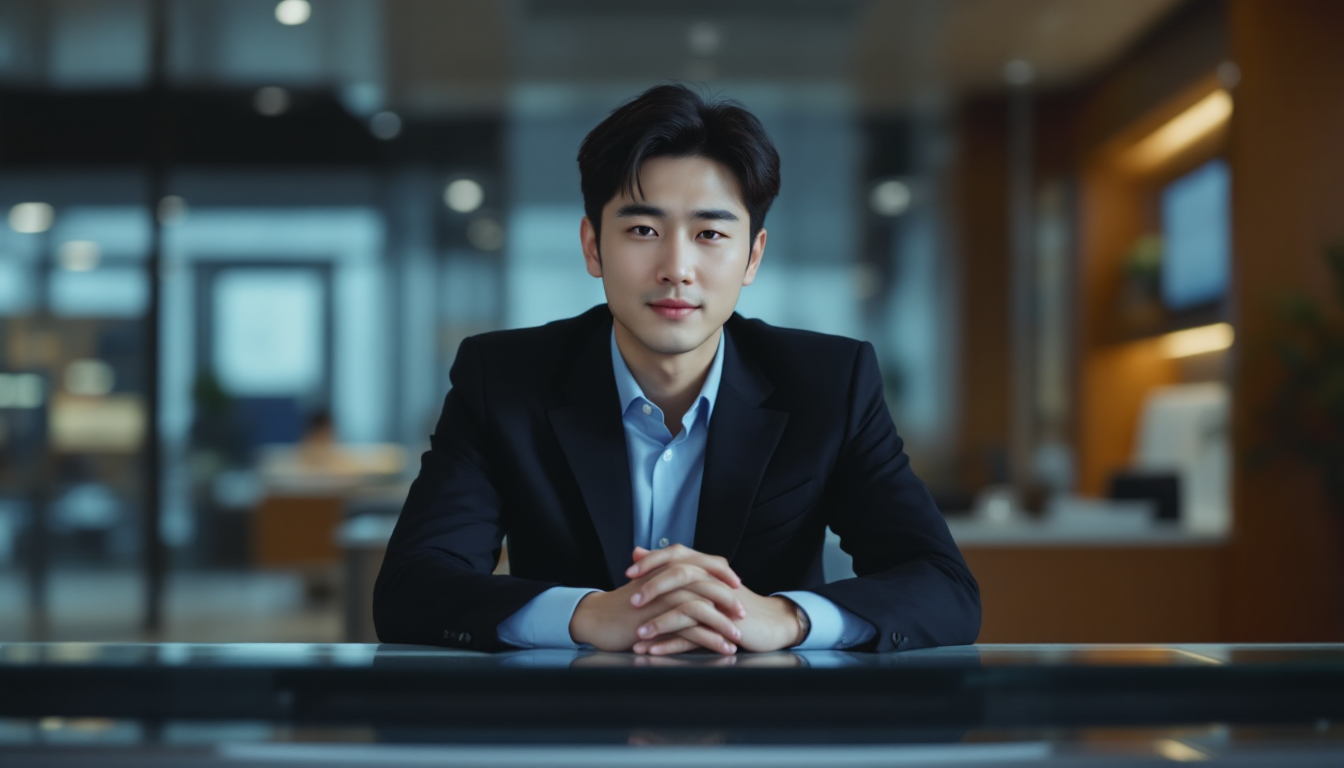 암호화폐 거래소에 원화를 입금하는 한국인의 모습