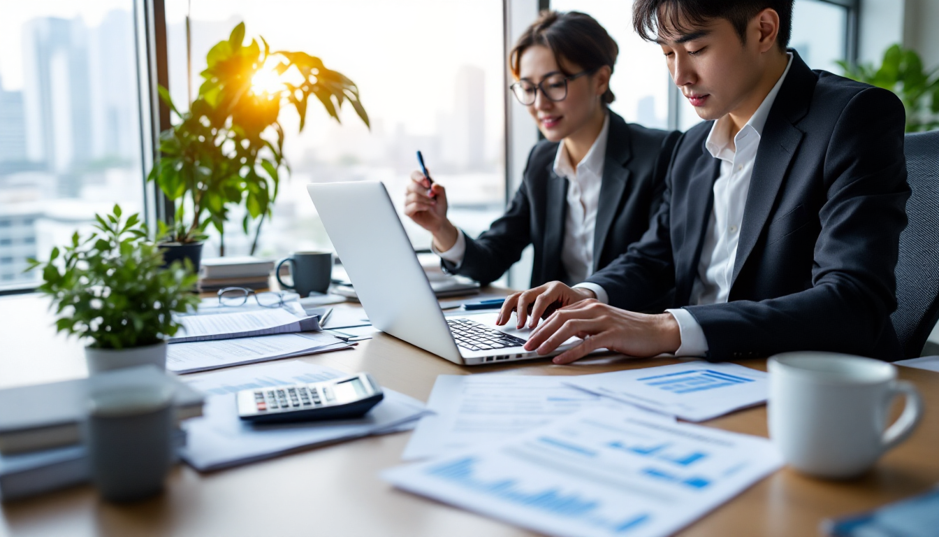해외 투자 세금 신고를 준비하는 한국인 세무 전문가