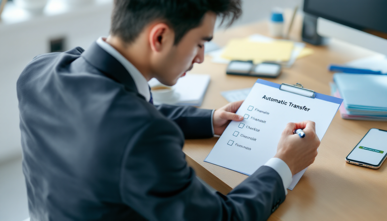 재테크 실행 체크리스트를 확인하는 직장인