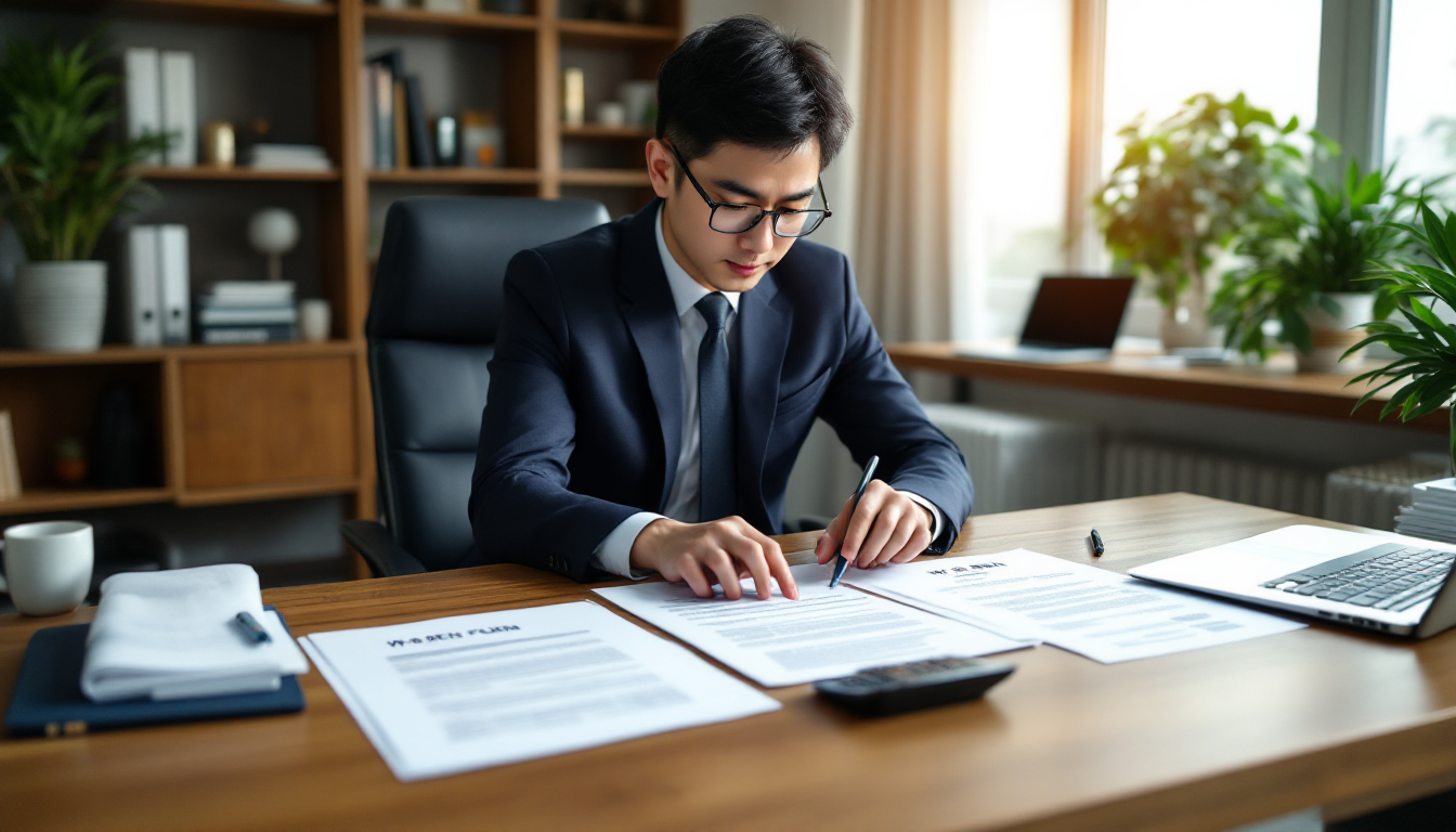 미국 주식 투자 세금 신고를 준비하는 한국인 회계사