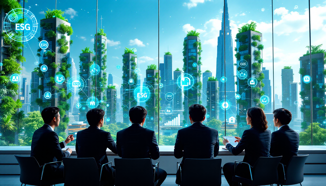 2025년 ESG와 AI 시대의 배당주 투자 전망을 논의하는 장면