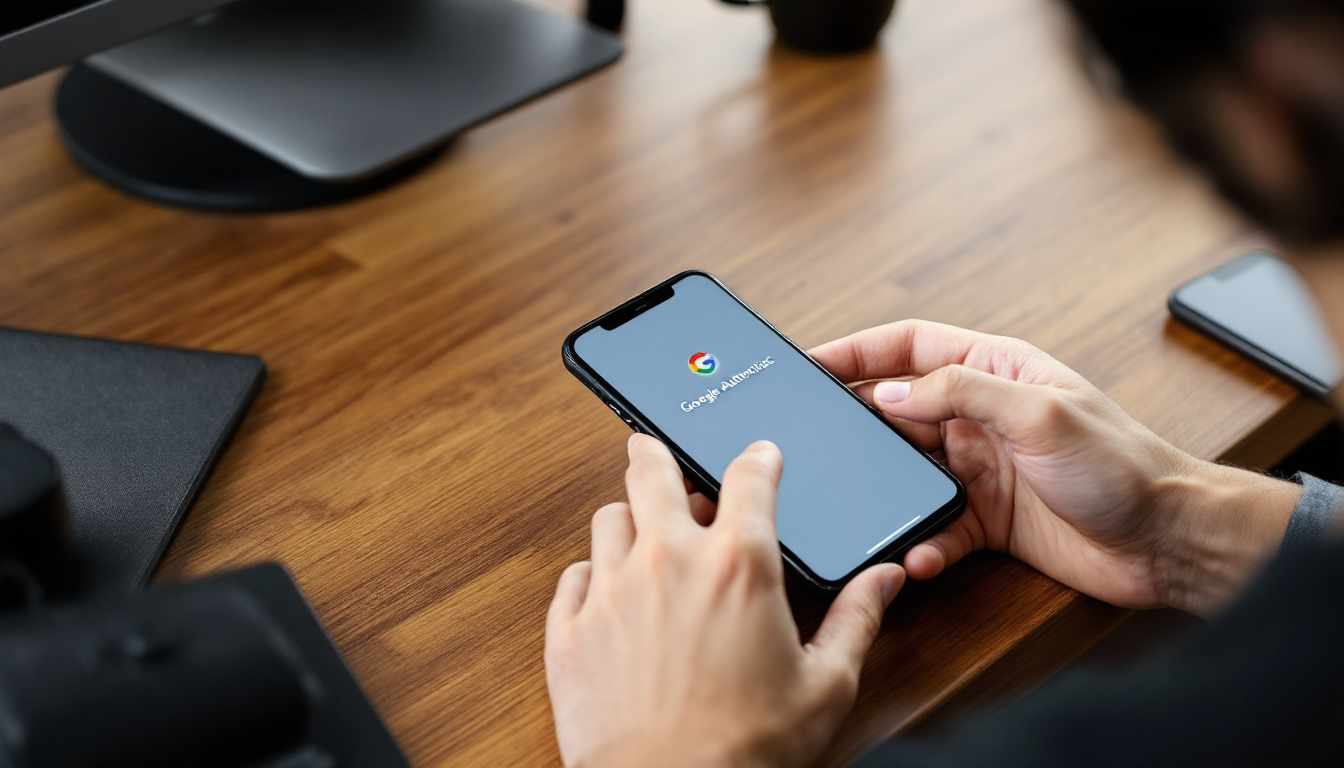 이중 인증을 설정하는 사용자와 보안 키