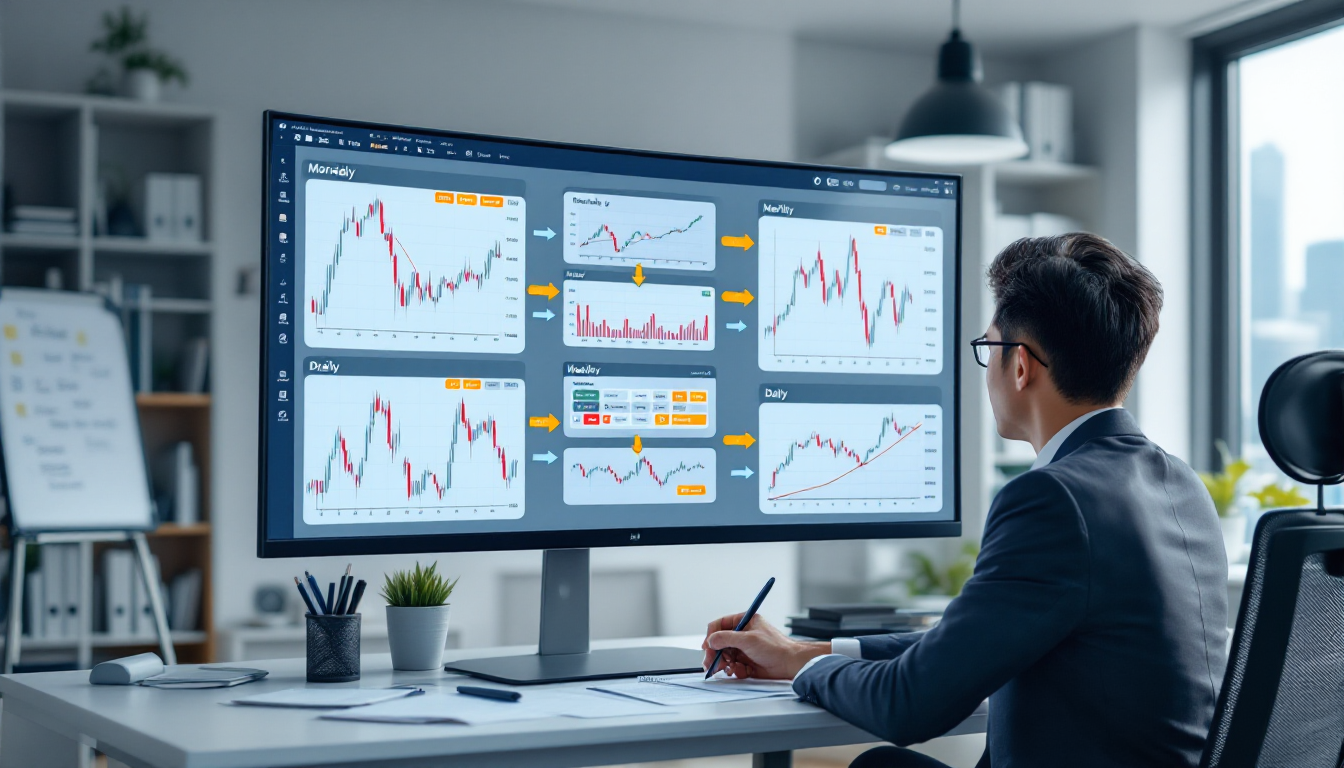 체계적인 차트 분석 단계를 따르는 투자자