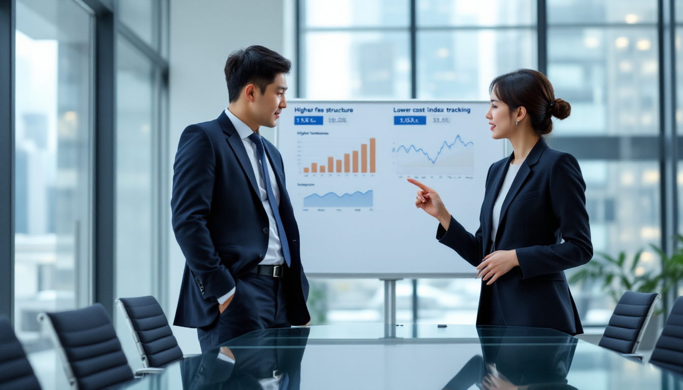 액티브와 패시브 투자 전략을 비교 분석하는 금융 전문가들