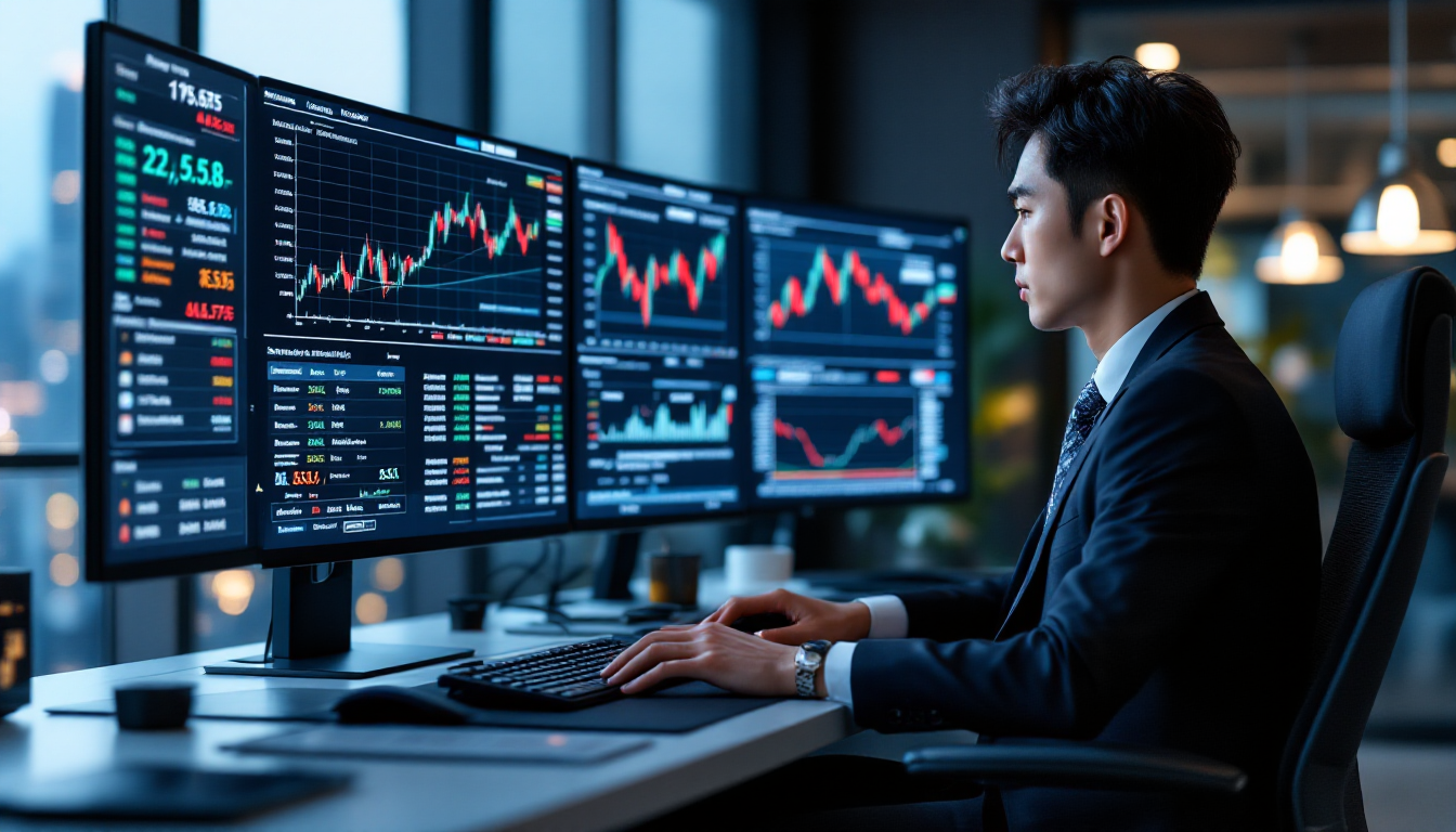 펀드 수익률 분석 지표들을 검토하는 장면