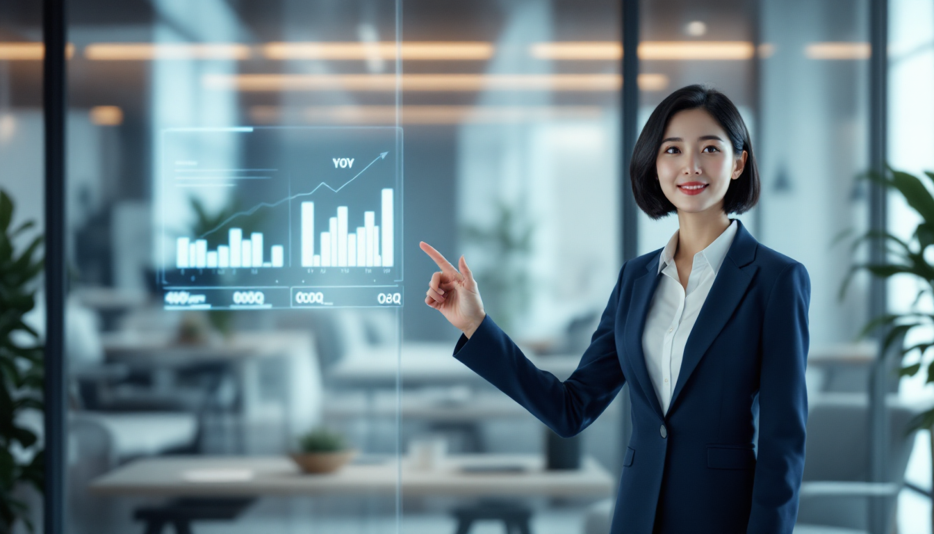 실적 발표 용어를 설명하는 한국인 금융 분석가