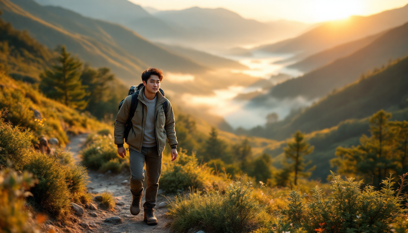 장기 투자 마인드셋으로 평정심을 유지하며 걷는 투자자의 모습