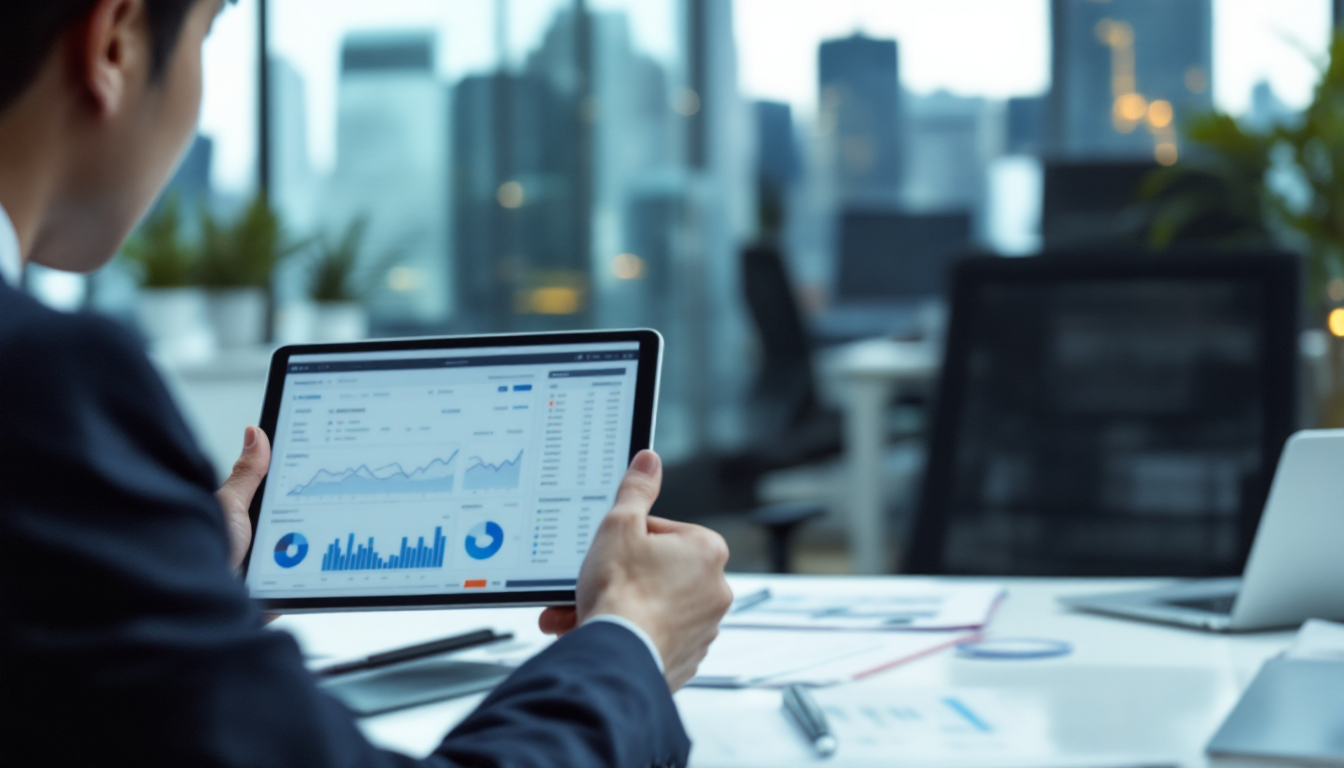 투자 체크리스트를 확인하는 한국인 투자자