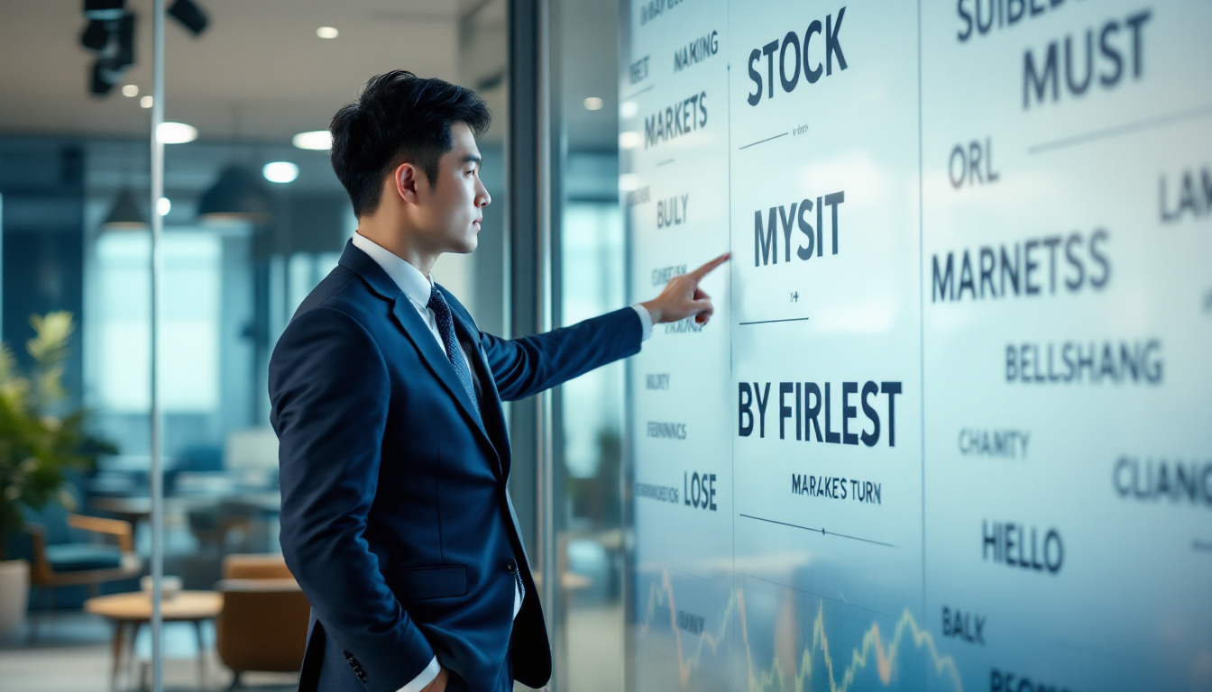 주식 투자 필수 용어들을 설명하는 금융 전문가